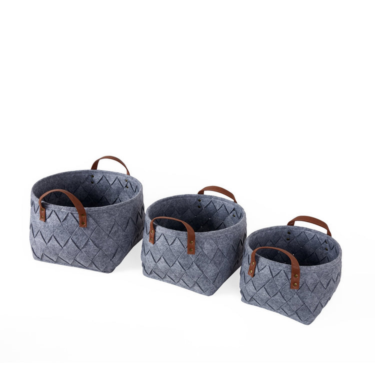 Canasto Oslo - Gris Melange - Casa Coraje