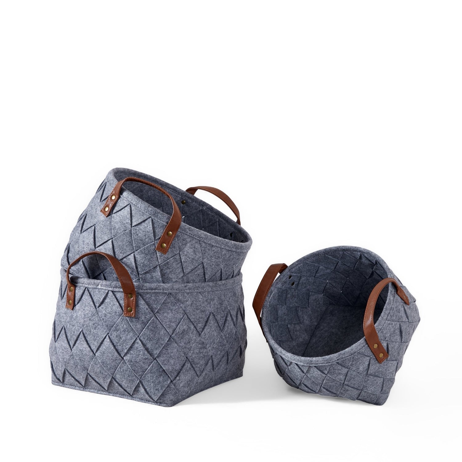 Canasto Oslo - Gris Melange - Casa Coraje