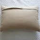 Cojin Bicolor Beige y Terracota