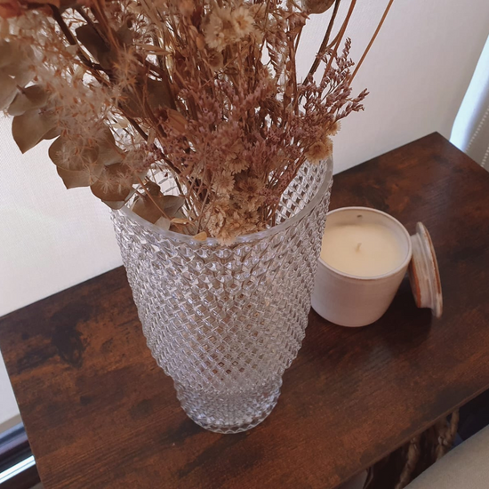 Florero Alto Rombos