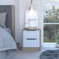 Velador KAIA x2 Unidades / Rovere +Blanco (envío RM)