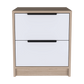 Velador KAIA x2 Unidades / Rovere +Blanco (envío RM)