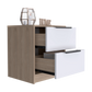 Velador KAIA x2 Unidades / Rovere +Blanco (envío RM)